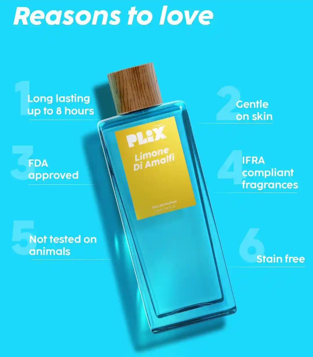 PLIX THE PLANT FIX LIMONE DI AMALFI LONG LASTING EAU DE PERFUMES- 100ML