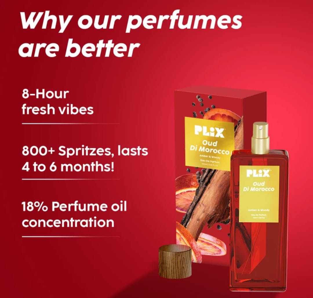 PLIX THE PLANT FIX OUDH DI MOROCCO LONG LASTING EAU DE PARFUM- 100ML